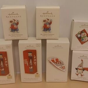 Hallmark Keepsake Ornaments - Festive Red and White Collection